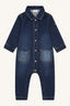 Dark blue denim