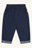 Dark blue denim