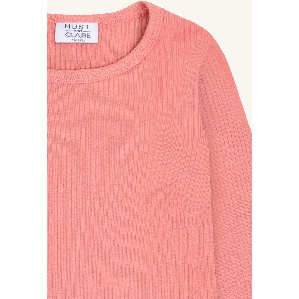 Hust & Claire HCAlma Solid T-shirt L/S 3709 Sorbet