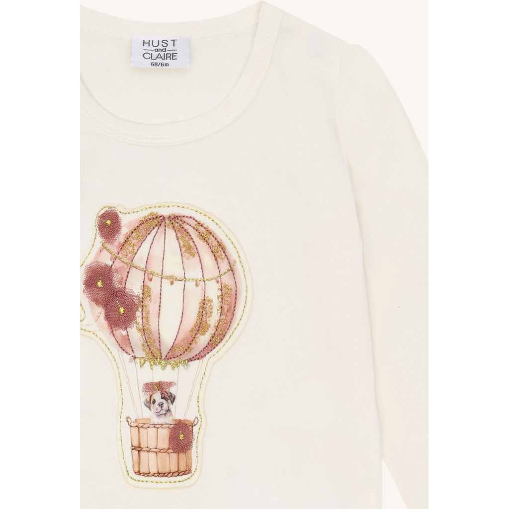 Hust & Claire HCAnna Little Heart T-shirt L/S 3260 Sugar