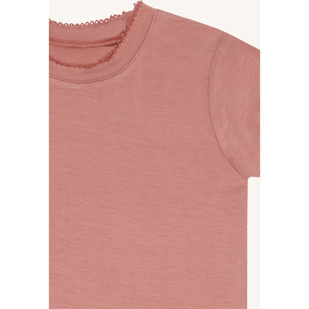 Hust & Claire HCAustin Solid T-shirt S/S 3653 Old Rosie
