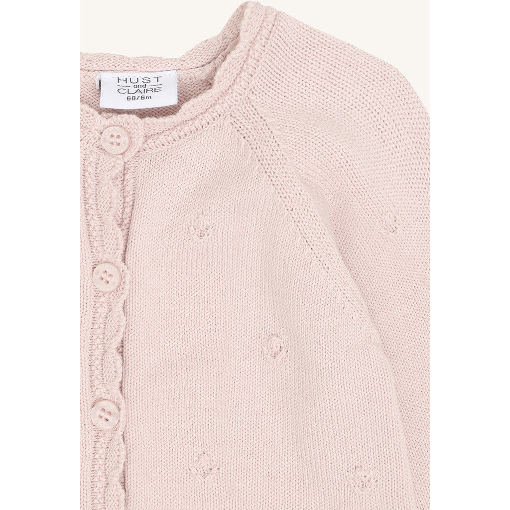 Hust & Claire HCCilja Pointelle Cardigan 3336 Hushed Pink