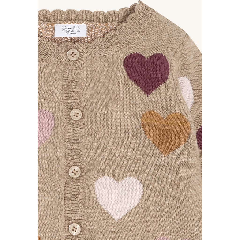 Hust & Claire HCCilja lovely Cardigan 3554 Biscuit