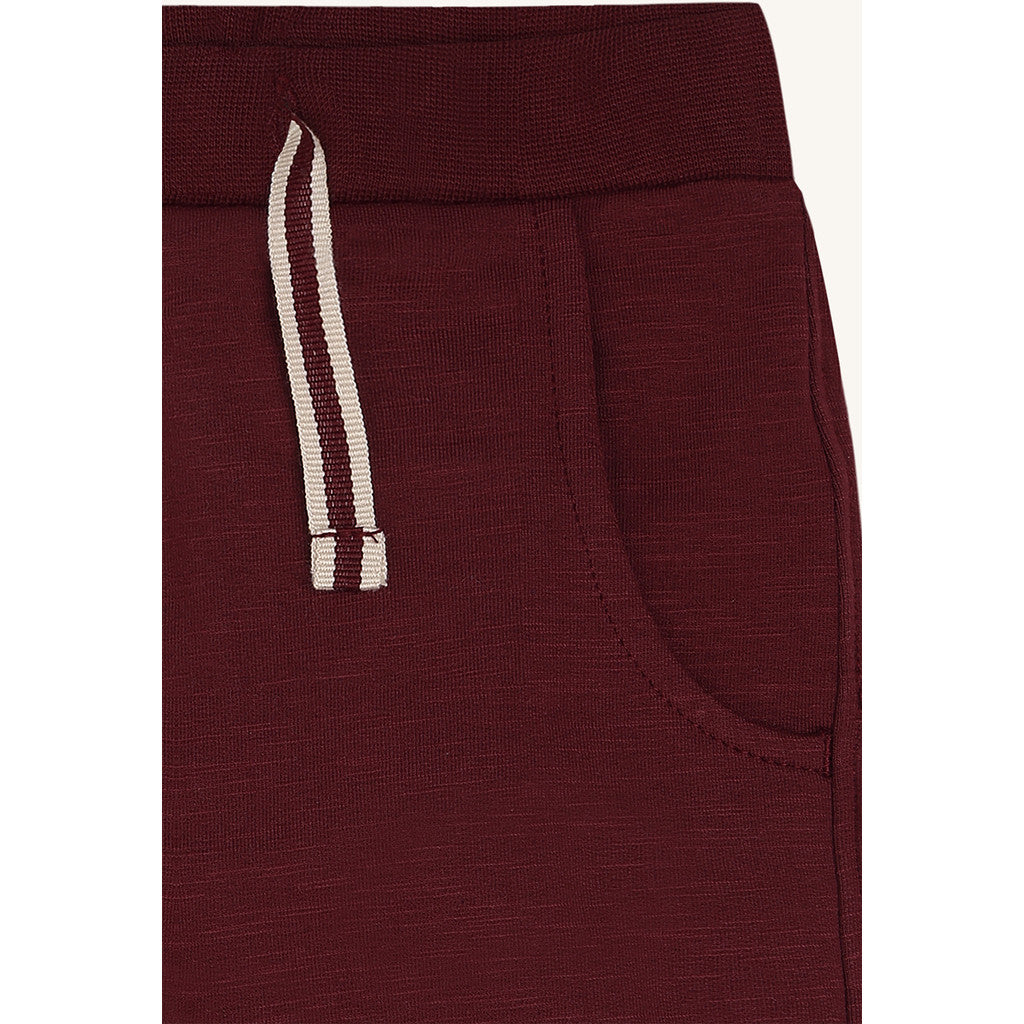Hust & Claire HCGeorgey Solid Brushed Jogging Trousers 4361 Red Chocolate