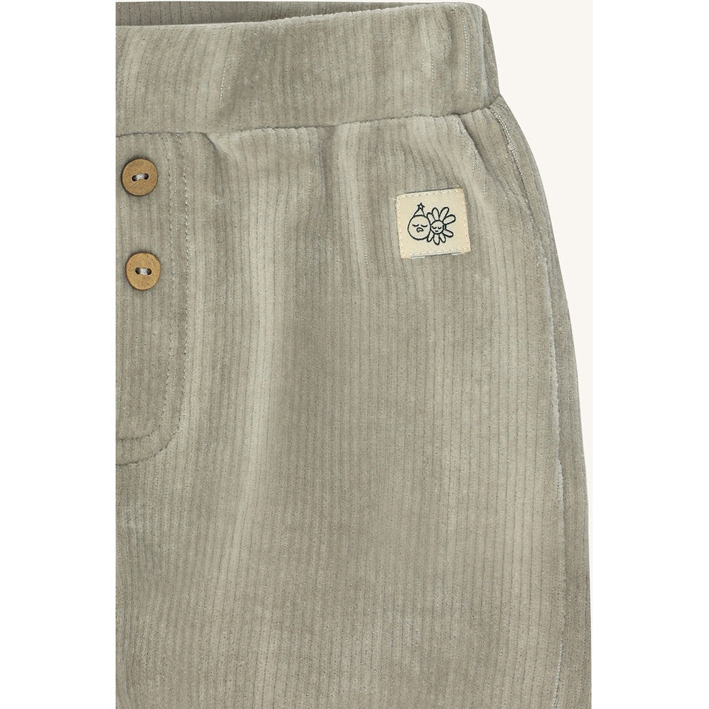 Hust & Claire HCGus Ribbed velour Jogging Trousers 4440 Forest Fog