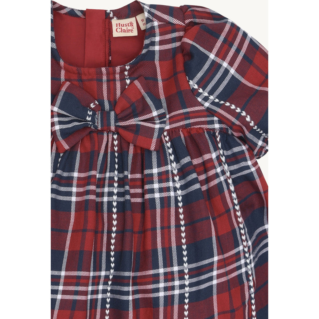 Hust & Claire HCKaroline Heart check Dresses 3379 Teaberry