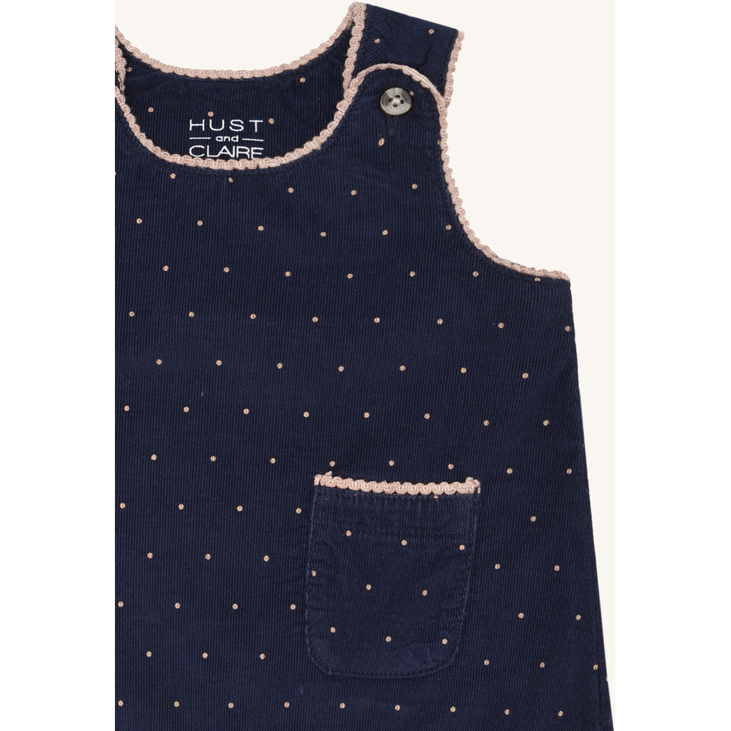 Hust & Claire HCKis Dotty Dresses 4144 Naval