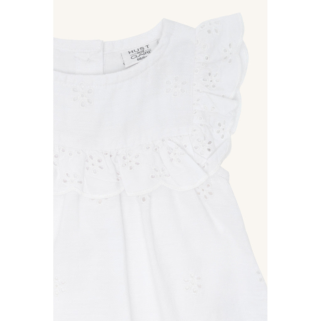 Hust & Claire HCKristi embroidery Dresses 3246 White