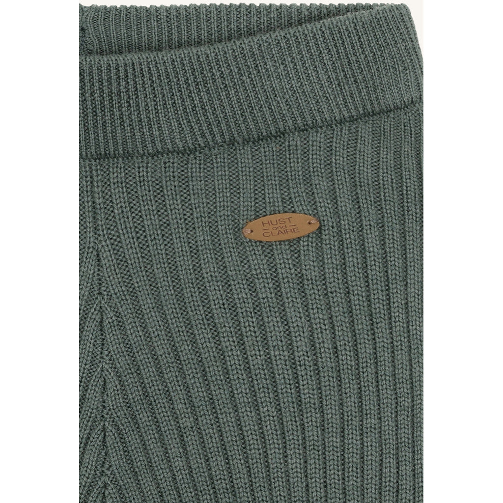 Hust & Claire HCLui Wool Rib Leggings 3484 Balsam Green
