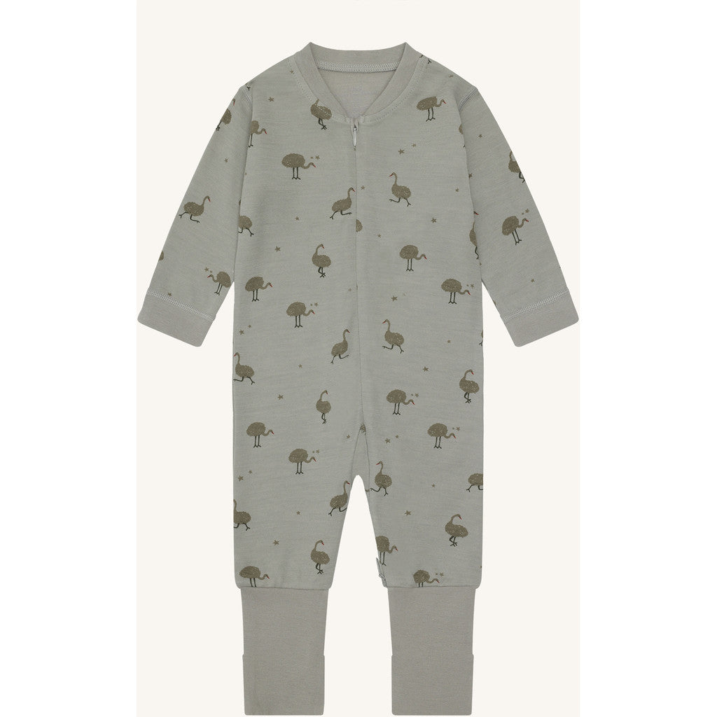 Hust & Claire HCManu Zip Ostrich Night Suit 4440 Forest Fog