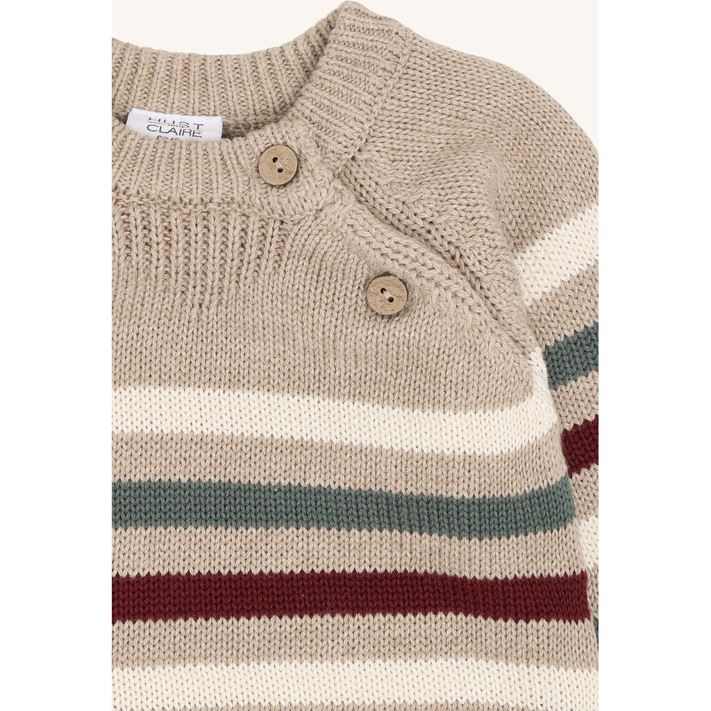 Hust & Claire HCPilou Knit Hike Pullover 3552 Beige Melange