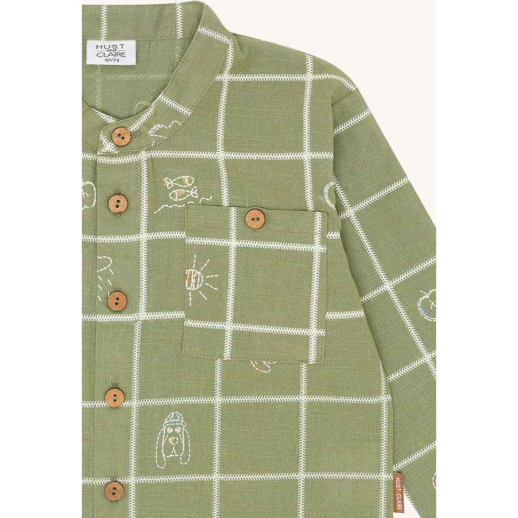 Hust & Claire HCRasser Carpet Puff Shirts 4434 Light Green