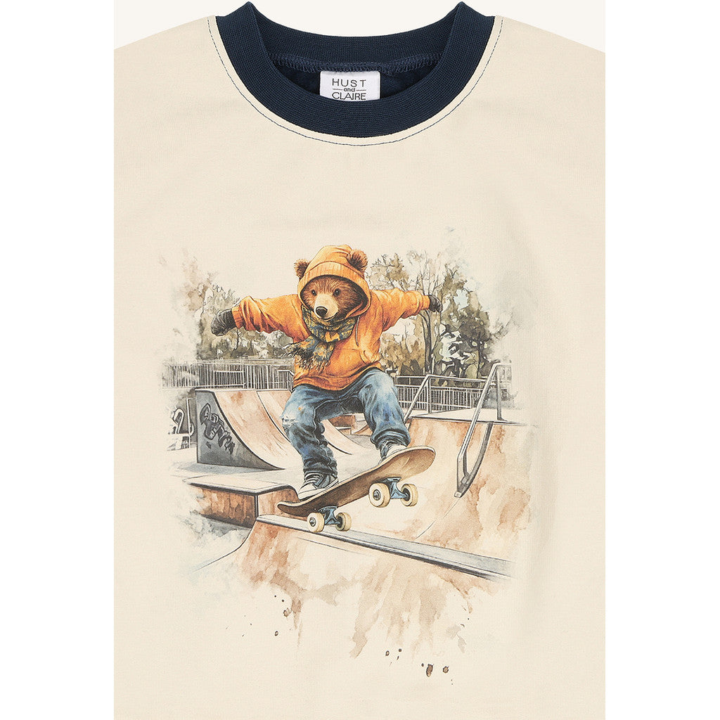 Hust & Claire HCSejer Skating Bear Sweatshirt 3146 Blues