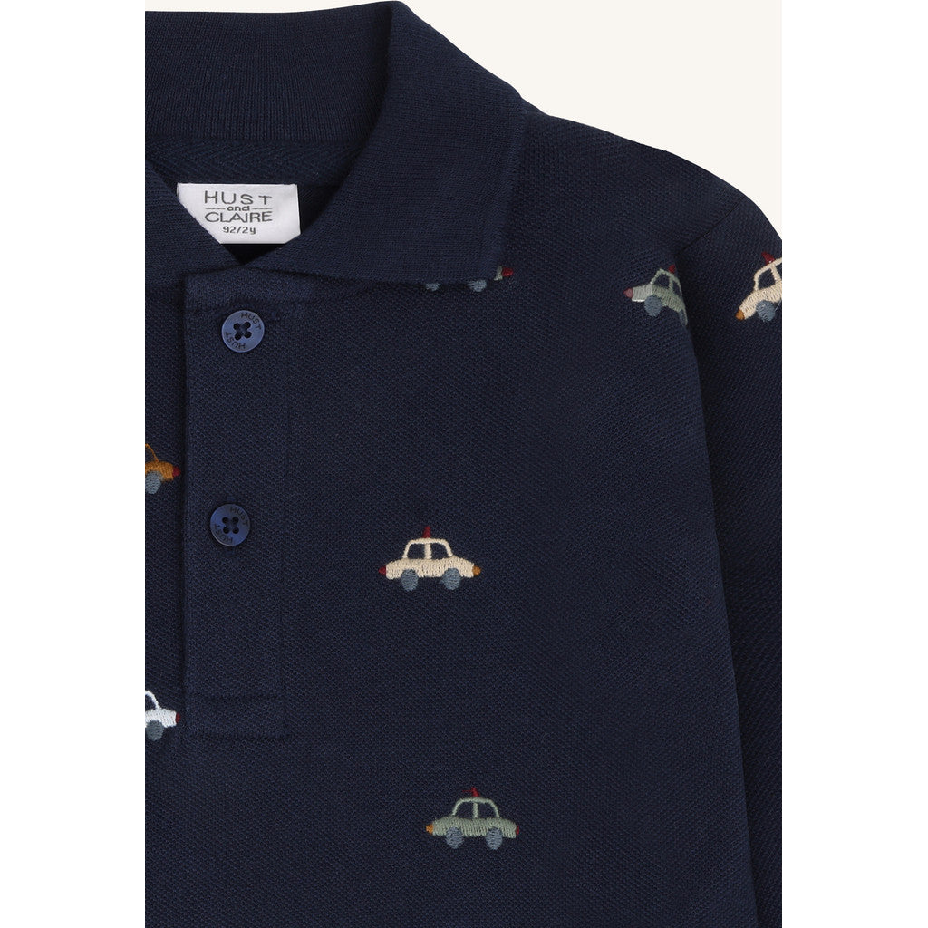 Hust & Claire HCStevie Police emb. Polo L/S 3146 Blues
