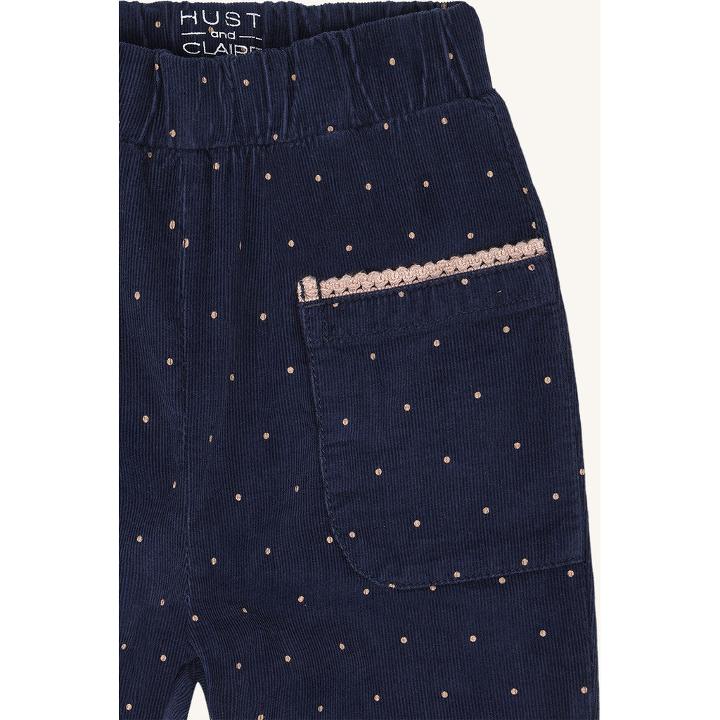 Hust & Claire HCTrine Dotty Trousers 4144 Naval