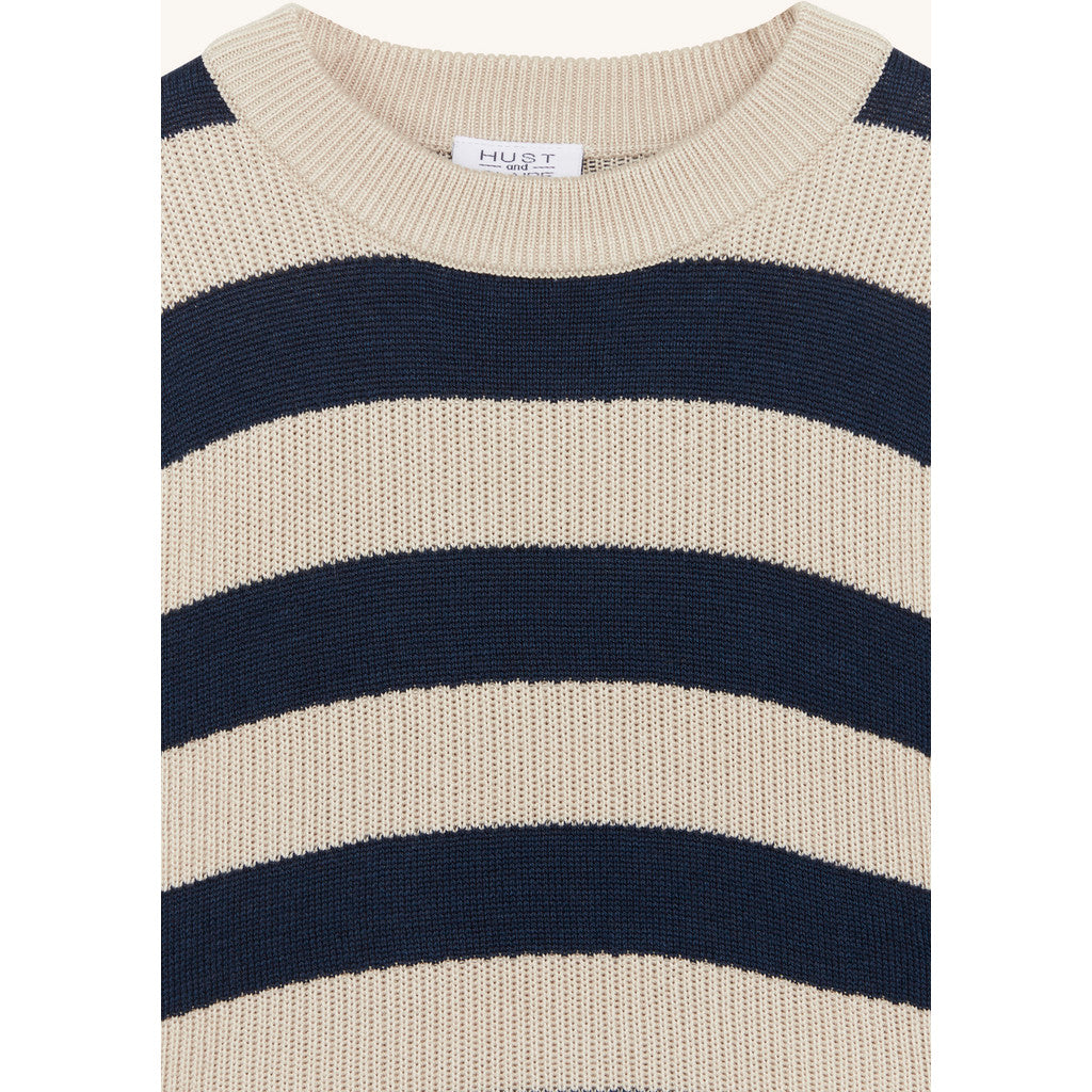 Hust & Claire Knit HCPos Jacquard knit Pullover 3146 Blues