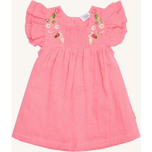 Hust & Claire Dress HCKatinka dobby mousselin Dresses 4314 Blushing