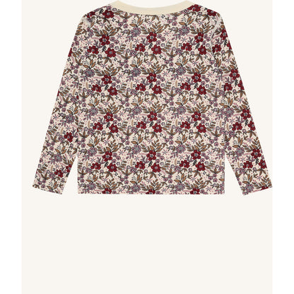 Hust & Claire HCAbba Flor T-shirt L/S 3290 Off White