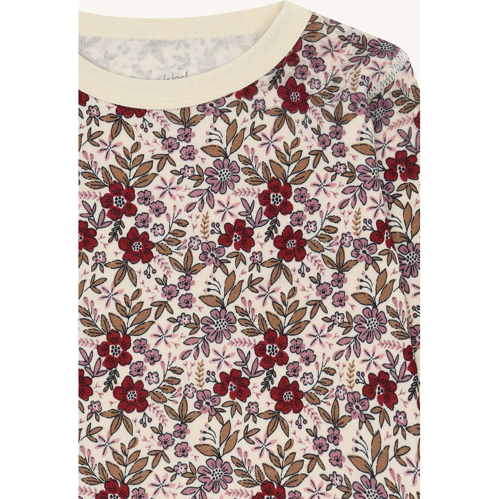 Hust & Claire HCAbba Flor T-shirt L/S 3290 Off White