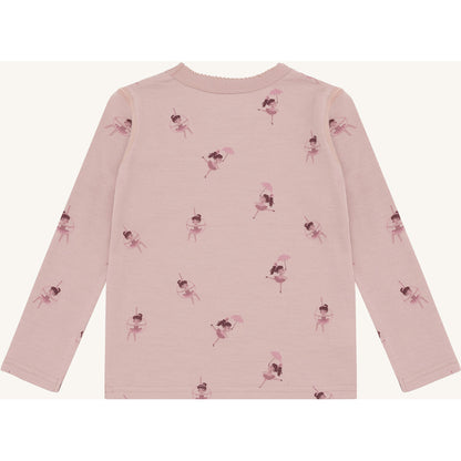 Hust & Claire HCAbba Line dancer T-shirt L/S 3735 Adobe Rose