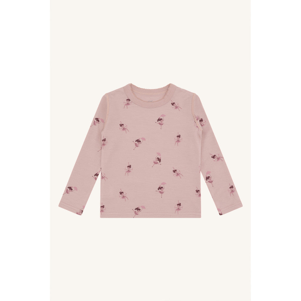 Hust & Claire HCAbba Line dancer T-shirt L/S 3735 Adobe Rose