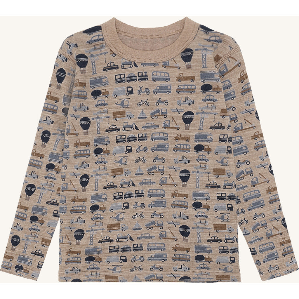 Hust & Claire HCAbba Work T-shirt L/S 3554 Biscuit