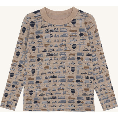 Hust & Claire HCAbba Work T-shirt L/S 3554 Biscuit