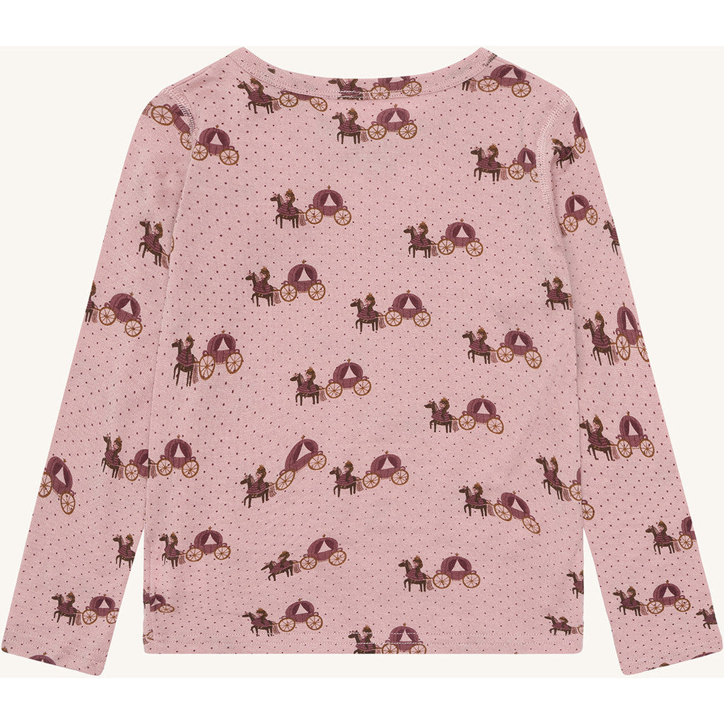 Hust & Claire HCAcel Caret T-shirt L/S 3735 Adobe Rose