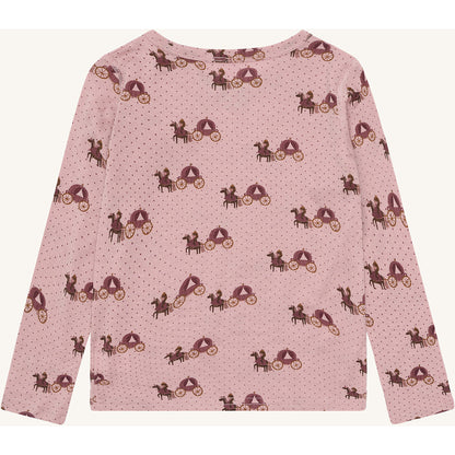Hust & Claire HCAcel Caret T-shirt L/S 3735 Adobe Rose