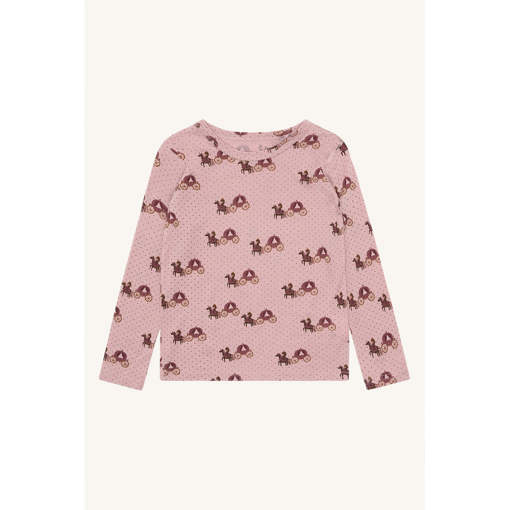 Hust & Claire HCAcel Caret T-shirt L/S 3735 Adobe Rose