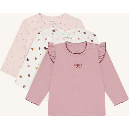Hust & Claire HCAlda Bow T-shirt L/S 3336 Hushed Pink