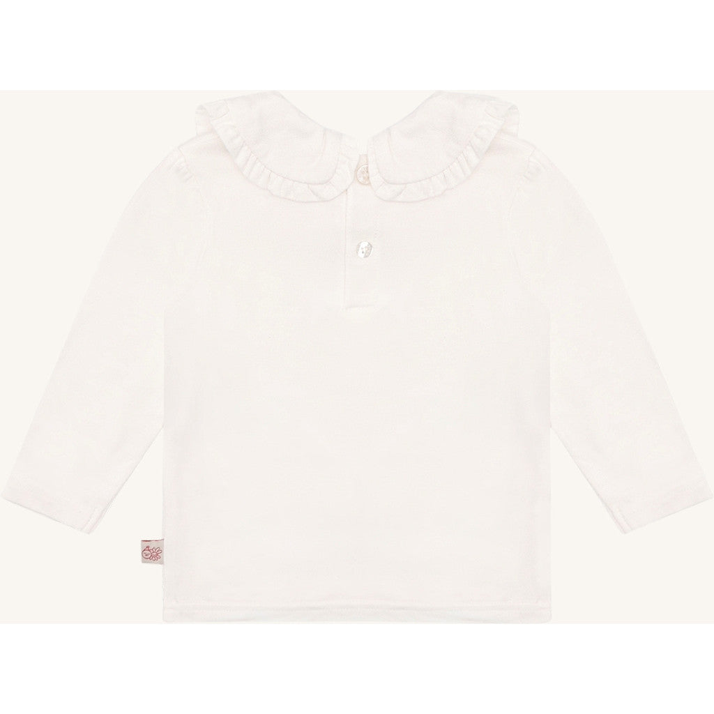 Hust & Claire HCAlma Big Collar T-shirt L/S 3260 Sugar