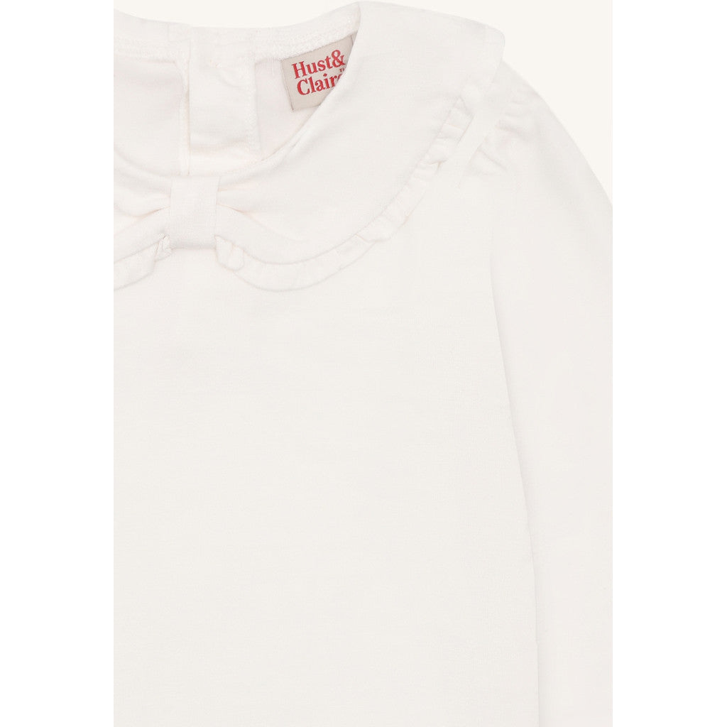 Hust & Claire HCAlma Big Collar T-shirt L/S 3260 Sugar