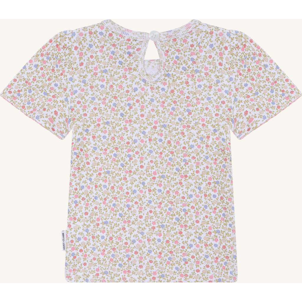 Hust & Claire HCAlma Blooming T-shirt S/S 3246 White