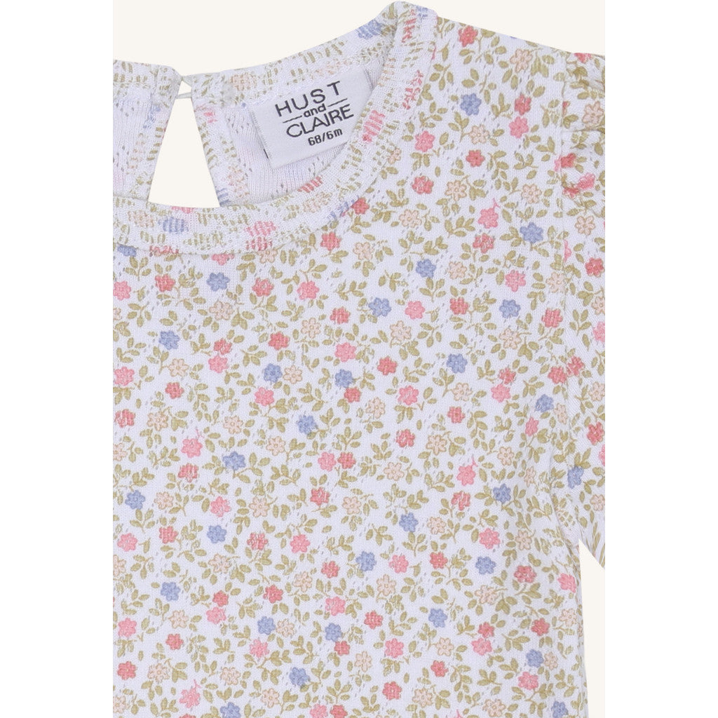 Hust & Claire HCAlma Blooming T-shirt S/S 3246 White
