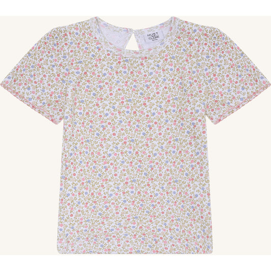 Hust & Claire HCAlma Blooming T-shirt S/S 3246 White