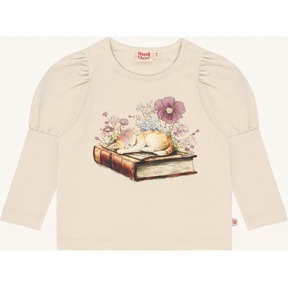 Hust & Claire HCAlma Book Cat T-shirt L/S 4501 French Oak