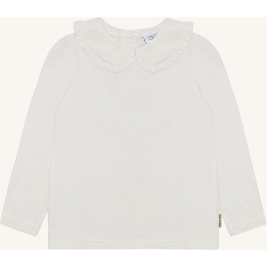 Hust & Claire HCAlma Collar T-shirt L/S 3260 Sugar
