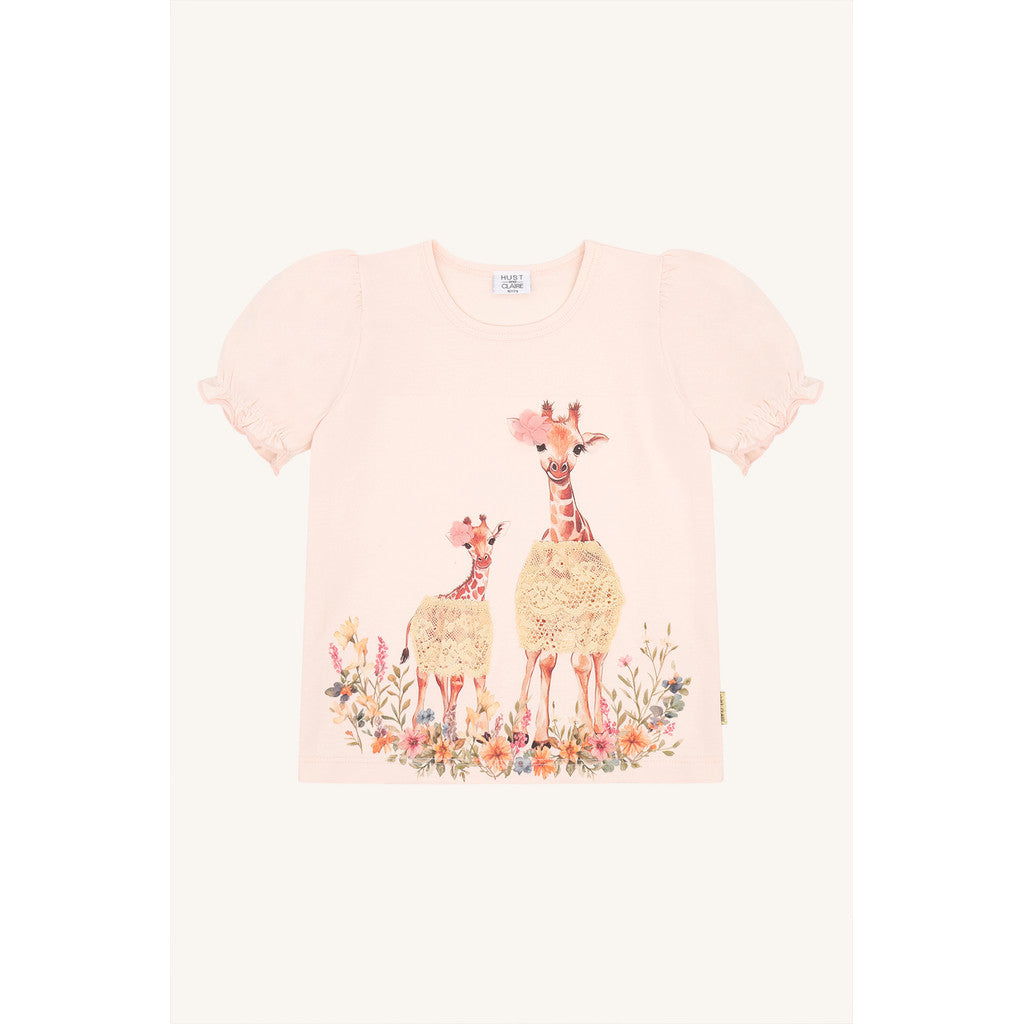 Hust & Claire HCAlma Giraffes T-shirt S/S 3763 Quartz