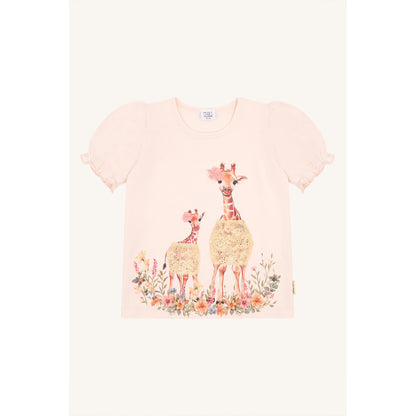Hust & Claire HCAlma Giraffes T-shirt S/S 3763 Quartz