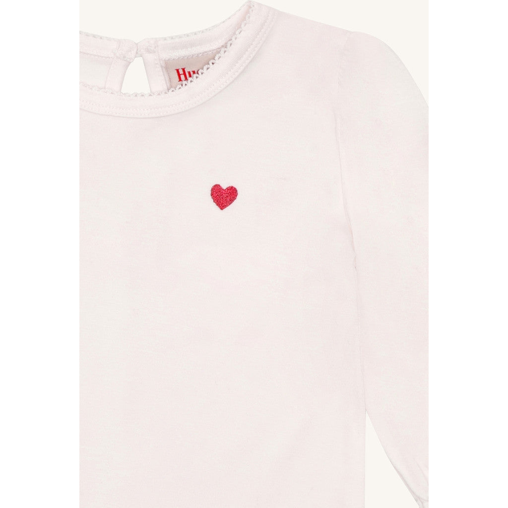 Hust & Claire HCAlma Heart T-shirt L/S 3260 Sugar
