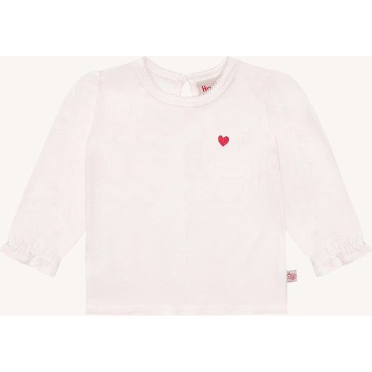 Hust & Claire HCAlma Heart T-shirt L/S 3260 Sugar