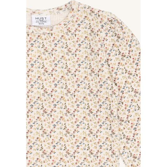Hust & Claire HCAlma Little roses W25 T-shirt L/S 1262 Whisper Melange