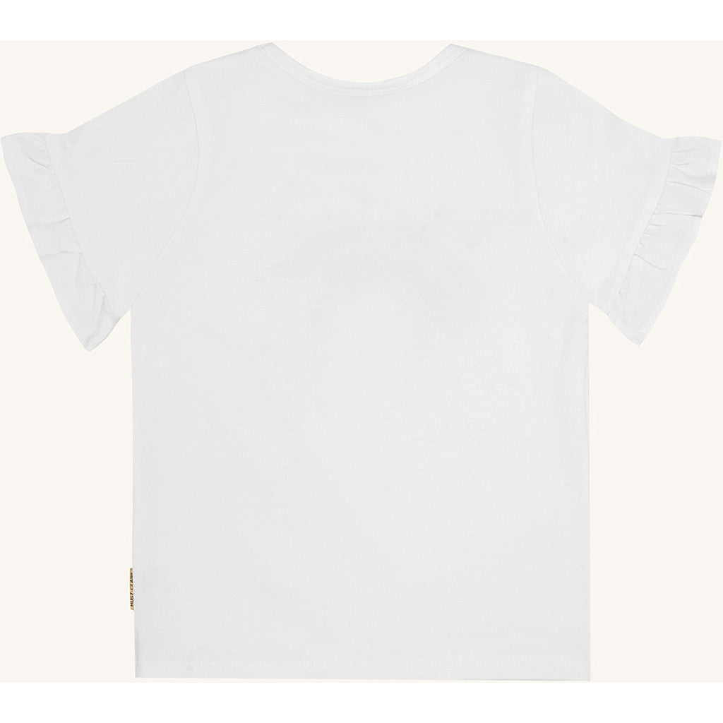 Hust & Claire HCAlma  Rainbow T-shirt S/S 3246 White