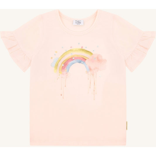Hust & Claire HCAlma  Rainbow T-shirt S/S 3763 Quartz