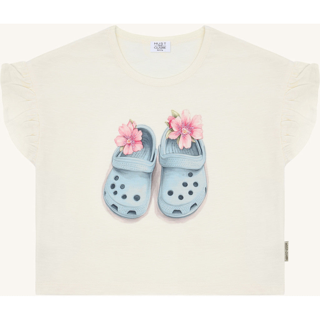 Hust & Claire HCAlma Sandals T-shirt S/S 3270 Ivory