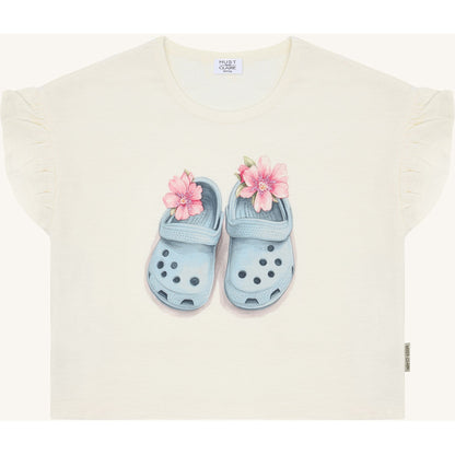 Hust & Claire HCAlma Sandals T-shirt S/S 3270 Ivory