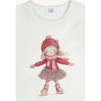 Hust & Claire HCAlma Skating T-shirt L/S 3260 Sugar