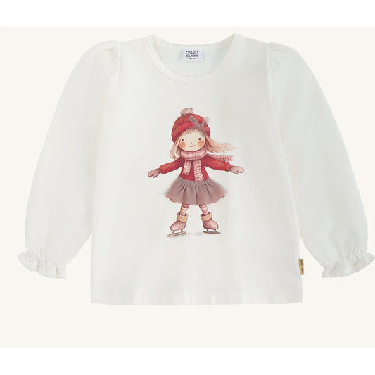 Hust & Claire HCAlma Skating T-shirt L/S 3260 Sugar