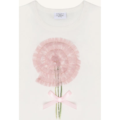 Hust & Claire HCAlma Swirl T-shirt L/S 3270 Ivory